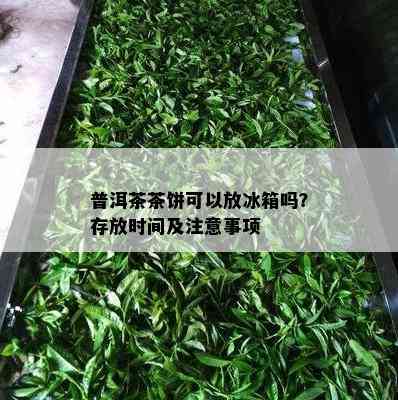 普洱茶茶饼可以放冰箱吗？存放时间及注意事项