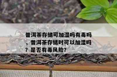 普洱茶存储可加湿吗有吗，普洱茶存储时可以加湿吗？是否有风险？