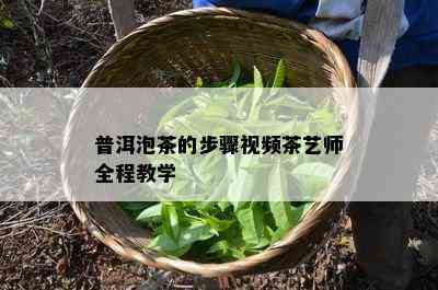 普洱泡茶的步骤视频茶艺师全程教学