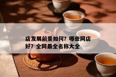 店发展前景如何？哪些网店好？全网最全名称大全