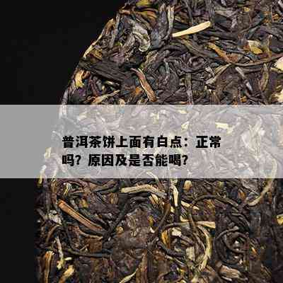 普洱茶饼上面有白点：正常吗？原因及是否能喝？