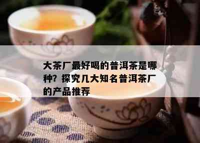 大茶厂更好喝的普洱茶是哪种？探究几大知名普洱茶厂的产品推荐