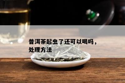 普洱茶起虫了还可以喝吗，处理方法