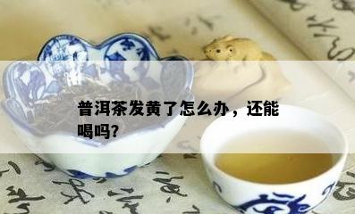 普洱茶发黄了怎么办，还能喝吗？