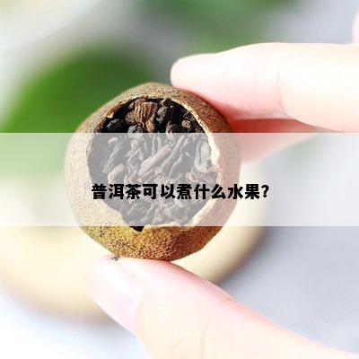 普洱茶可以煮什么水果？