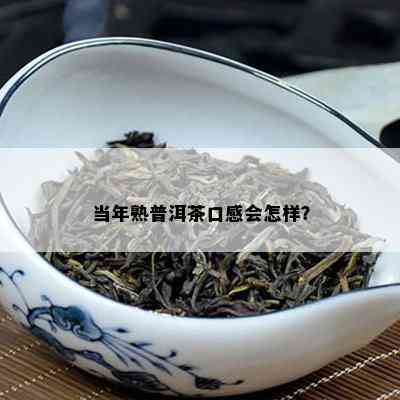 当年熟普洱茶口感会怎样？