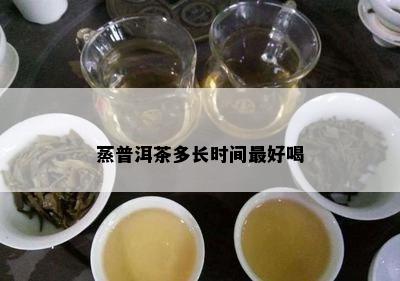 蒸普洱茶多长时间更好喝