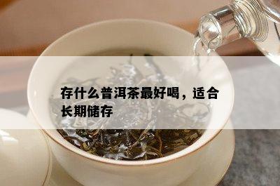 存什么普洱茶更好喝，适合长期储存