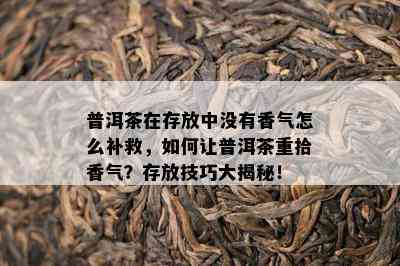 普洱茶在存放中没有香气怎么补救，如何让普洱茶重拾香气？存放技巧大揭秘！