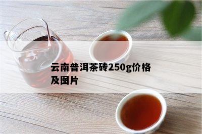 云南普洱茶砖250g价格及图片