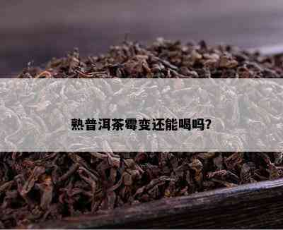 熟普洱茶霉变还能喝吗？