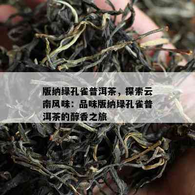 版纳绿孔雀普洱茶，探索云南风味：品味版纳绿孔雀普洱茶的醇香之旅