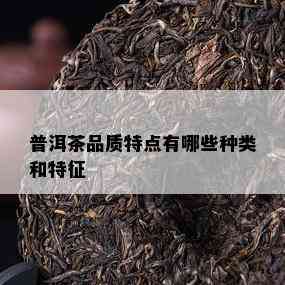 普洱茶品质特点有哪些种类和特征