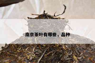 南京茶叶有哪些，品种