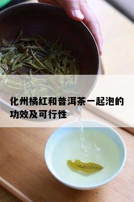 化州橘红和普洱茶一起泡的功效及可行性