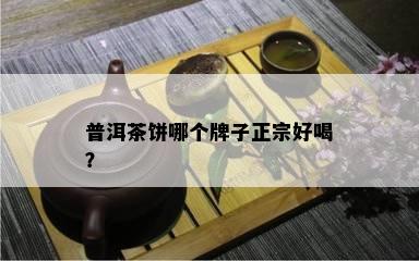 普洱茶饼哪个牌子正宗好喝？