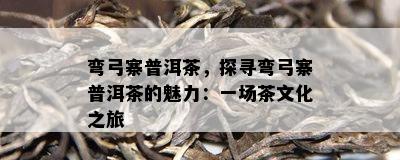 弯弓寨普洱茶，探寻弯弓寨普洱茶的魅力：一场茶文化之旅