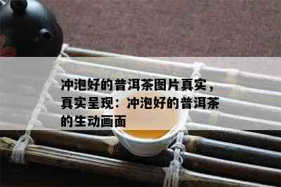 冲泡好的普洱茶图片真实，真实呈现：冲泡好的普洱茶的生动画面