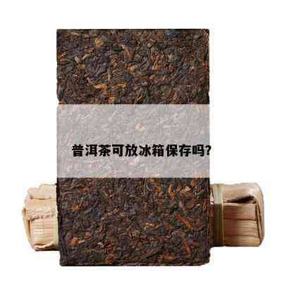 普洱茶可放冰箱保存吗？