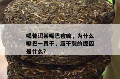 喝普洱茶嘴巴痘嘛，为什么嘴巴一直干，唇干裂的原因是什么？