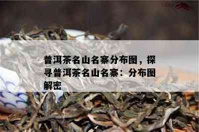 普洱茶名山名寨分布图，探寻普洱茶名山名寨：分布图解密