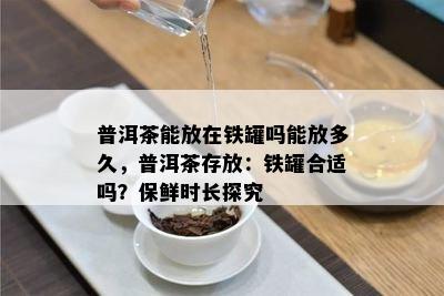 普洱茶能放在铁罐吗能放多久，普洱茶存放：铁罐合适吗？保鲜时长探究