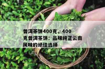 普洱茶饼400克，400克普洱茶饼：品味纯正云南风味的绝佳选择