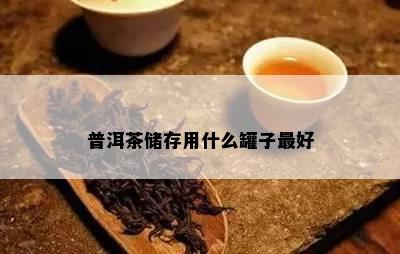 普洱茶储存用什么罐子更好