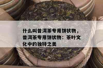 什么叫普洱茶专用饼状物，普洱茶专用饼状物：茶叶文化中的独特之美