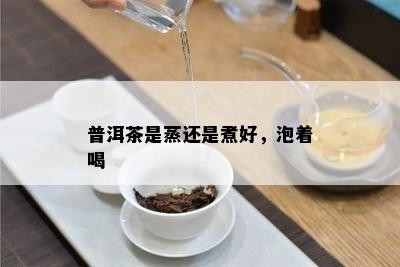 普洱茶是蒸还是煮好，泡着喝