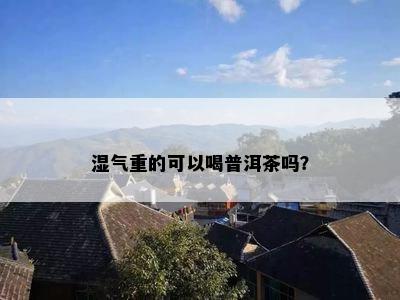 湿气重的可以喝普洱茶吗？