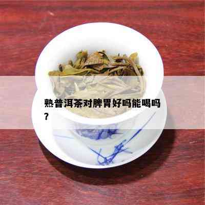 熟普洱茶对脾胃好吗能喝吗？