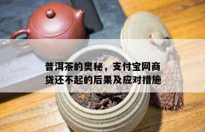 普洱茶的奥秘，支付宝网商贷还不起的后果及应对措施