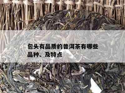 包头有品质的普洱茶有哪些品种、及特点