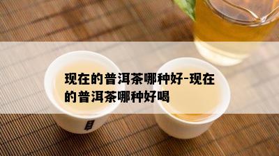 现在的普洱茶哪种好-现在的普洱茶哪种好喝