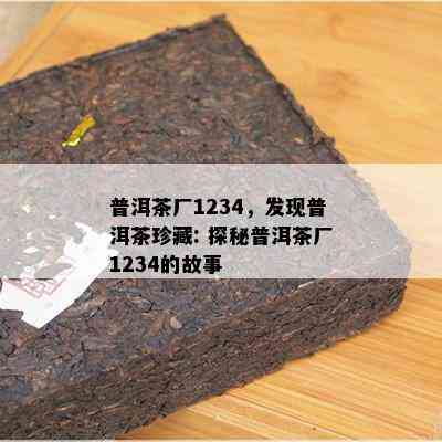 普洱茶厂1234，发现普洱茶珍藏: 探秘普洱茶厂1234的故事