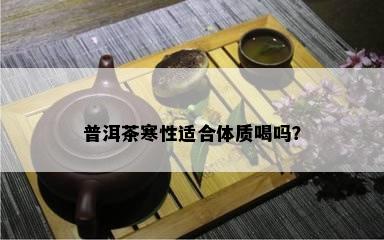 普洱茶寒性适合体质喝吗？