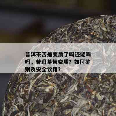 普洱茶苦是变质了吗还能喝吗，普洱茶苦变质？如何鉴别及安全饮用？