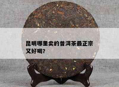 昆明哪里卖的普洱茶最正宗又好喝？