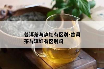 普洱茶与滇红有区别-普洱茶与滇红有区别吗