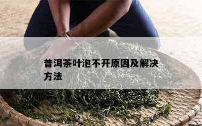 普洱茶叶泡不开原因及解决方法