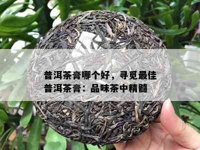 普洱茶膏哪个好，寻觅更佳普洱茶膏：品味茶中精髓