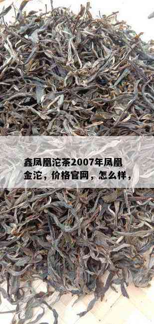 鑫凤凰沱茶2007年凤凰金沱，价格官网，怎么样，