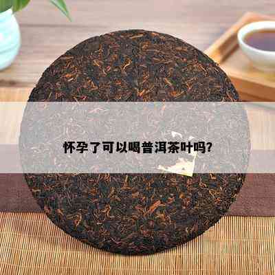 怀孕了可以喝普洱茶叶吗？