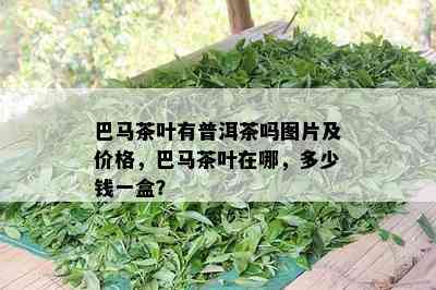 巴马茶叶有普洱茶吗图片及价格，巴马茶叶在哪，多少钱一盒？