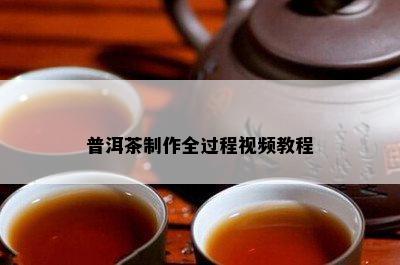 普洱茶制作全过程视频教程