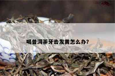 喝普洱茶牙齿发黄怎么办？