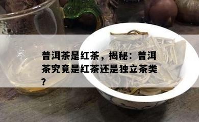 普洱茶是红茶，揭秘：普洱茶究竟是红茶还是独立茶类？