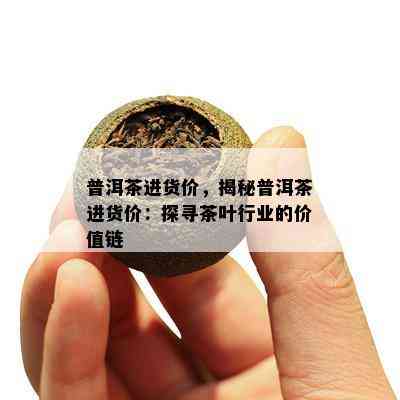 普洱茶进货价，揭秘普洱茶进货价：探寻茶叶行业的价值链