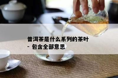 普洱茶是什么系列的茶叶 - 包含全部意思